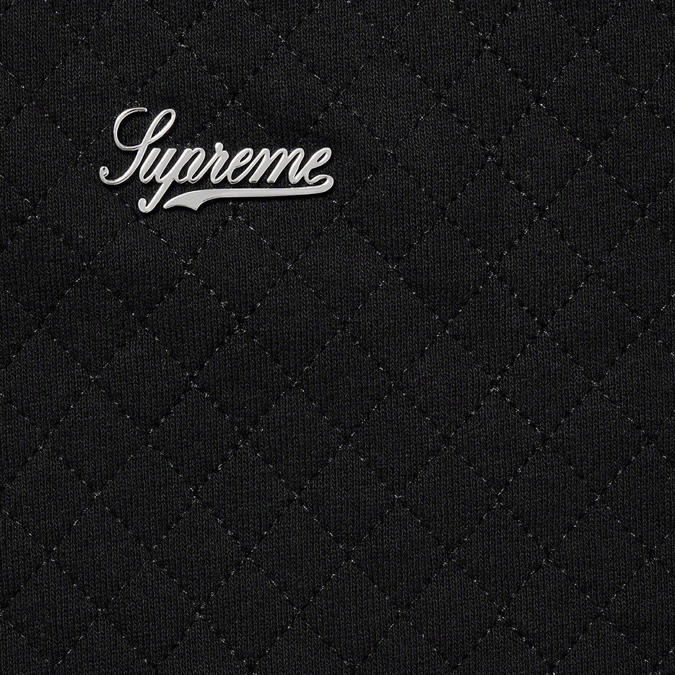 Micro Quilted Hooded Sweatshirt view 9